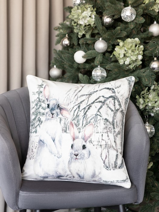 декоративная подушка новогодняя лалепре (45х45 (1 шт)) eta992927 фотография