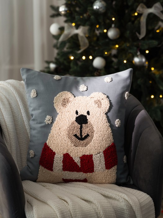 декоративная подушка новогодняя летарго (45х45 (1 шт)) dme1006093 фотография