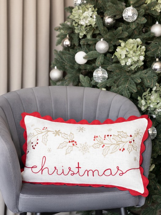 декоративная подушка новогодняя наталэ (30х50 (1 шт)) eta992934 фотография