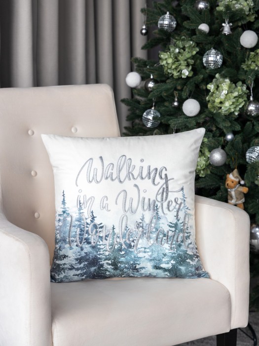 декоративная подушка новогодняя рибас (45х45) eta952211 фотография