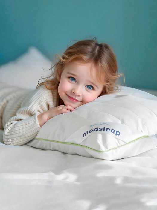 детская подушка со съемным стеганым чехлом dao (40х60) mdp872602 фотография