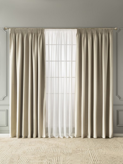 комплект штор бартон (200х270 см - 2 шт) cass1007511 фотография