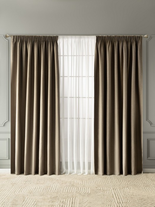 комплект штор бартон (200х270 см - 2 шт) cass1007510 фотография