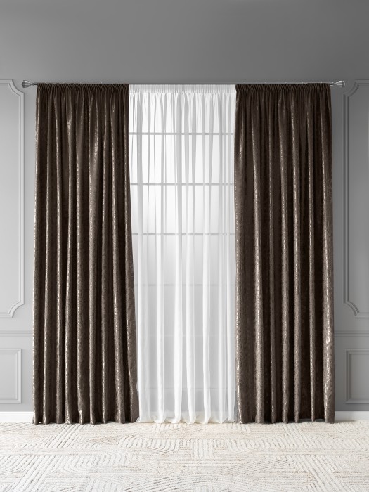 комплект штор денви (220х260 см - 2 шт) cass1009017 фотография