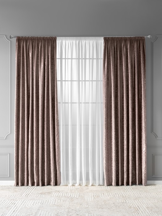 комплект штор денви (220х270 см - 2 шт) cass1005753 фотография