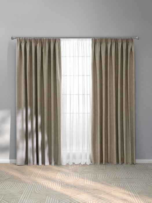 комплект штор клеон (220х270 см - 2 шт) cass1007327 фотография