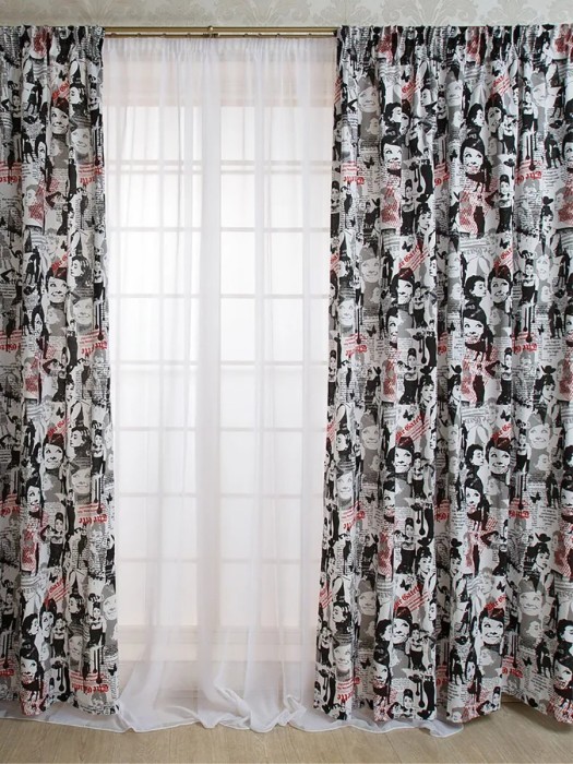 комплект штор одри (200х260 см - 2 шт) dbt286878 фотография