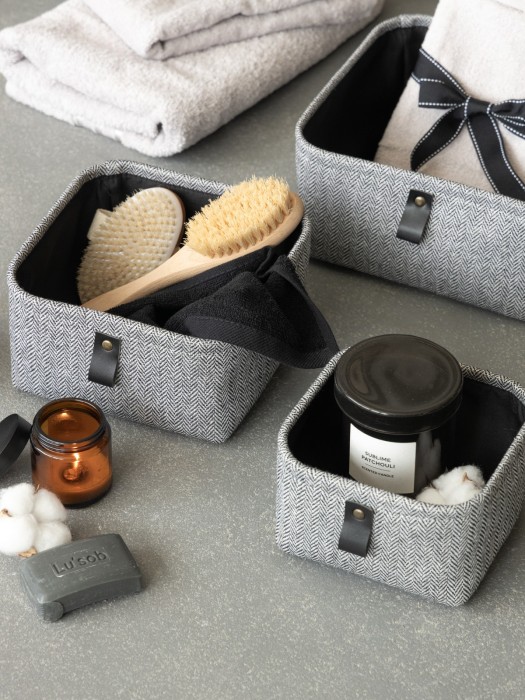 набор корзин йоран (25х25х12 см, 20х20х11 см, 16х16х10 см) prmp1005748 фотография