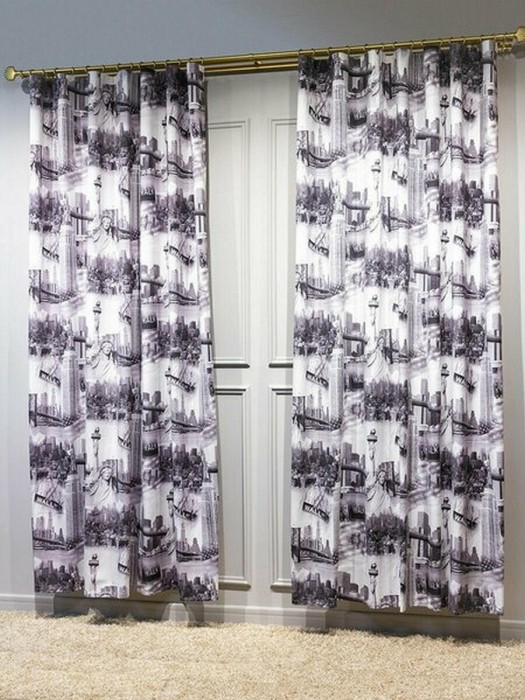 портьера нью-йорк (200х260 см - 1 шт) dbt286902 фотография