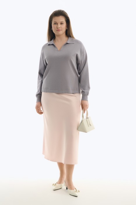 атласная юбка 749420003 фотография