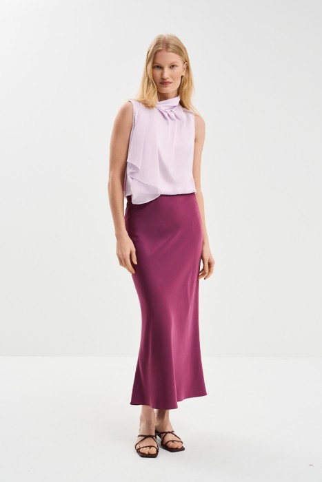 атласная юбка 755608003 фотография