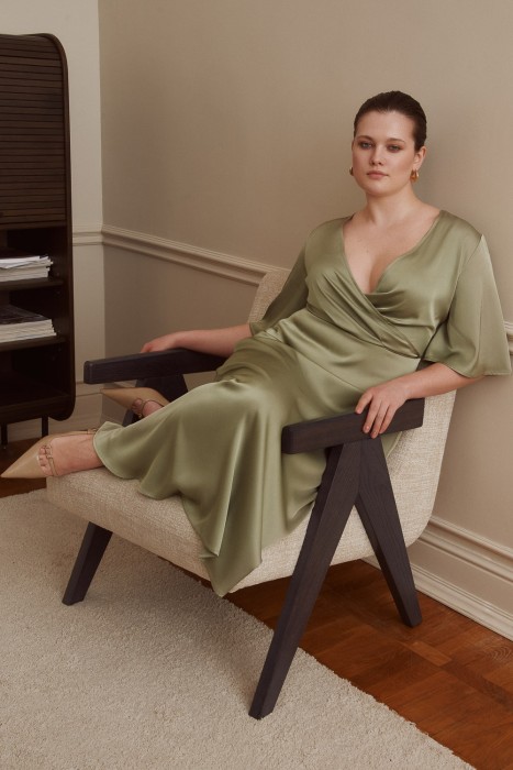 атласное платье 749434003 фотография