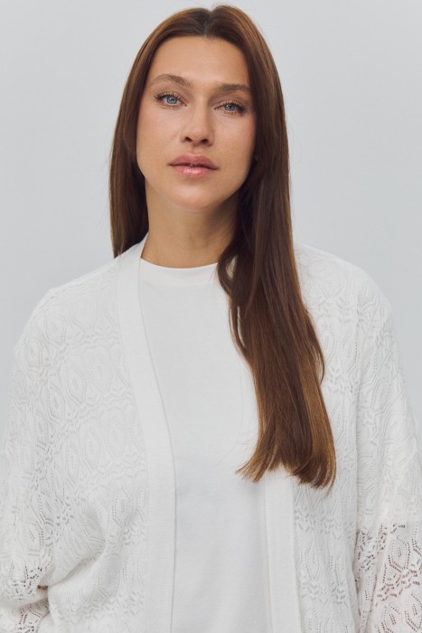 ажурный кардиган от бренда снежная королева вид слева