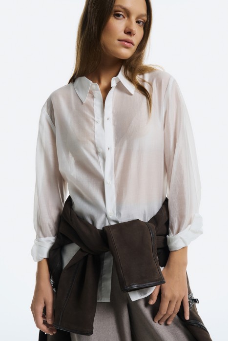 белая блузка 752605003 фотография