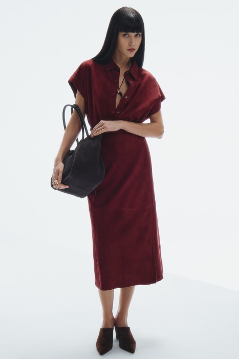 блуза из натуральной замши 812240003 фотография