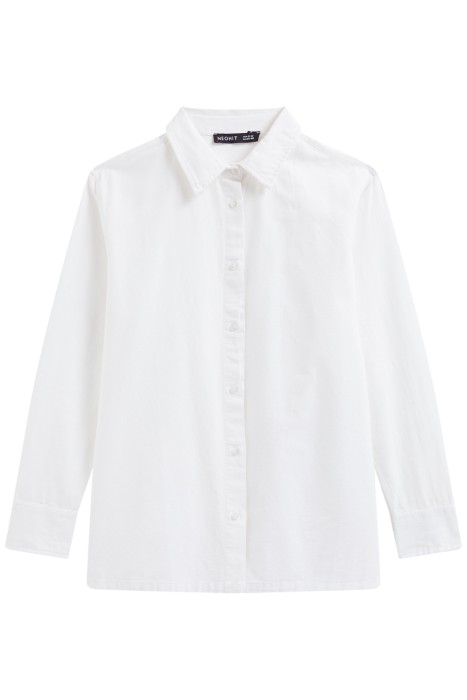 блузка из хлопка и льна из россии вид сбоку