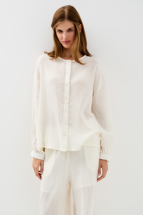 блузка из хлопка 769938003 фотография