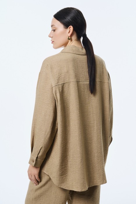 блузка из вискозы и льна по цене 1980 руб вид справа