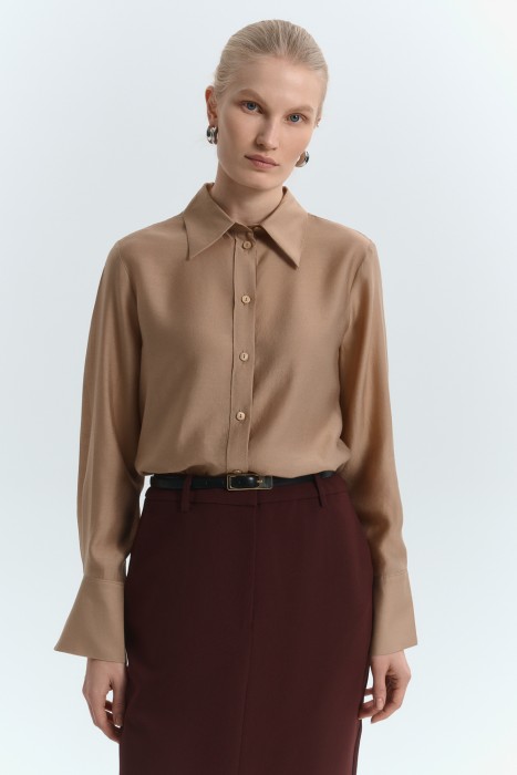 блузка из вискозы от бренда снежная королева вид слева