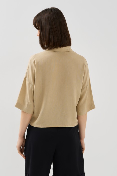 блузка из вискозы по цене 1620 руб вид справа