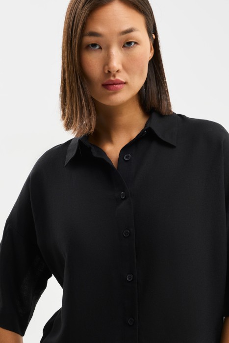 блузка из вискозы от бренда снежная королева вид слева