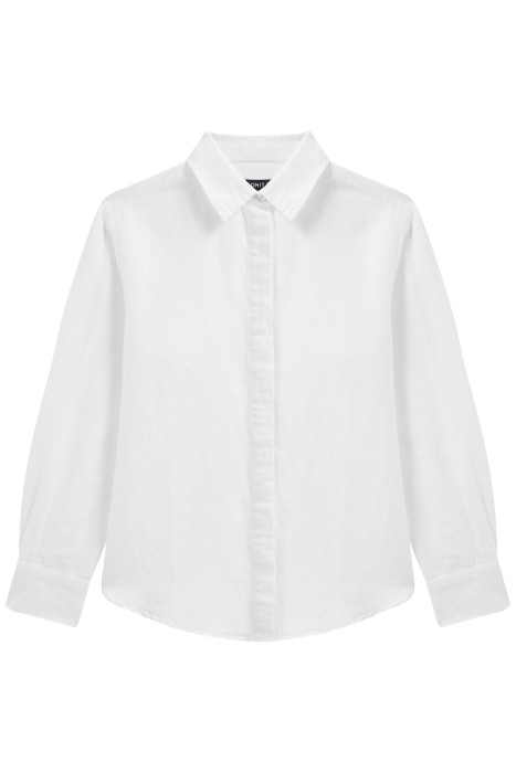 блузка изо льна и хлопка из россии вид сбоку