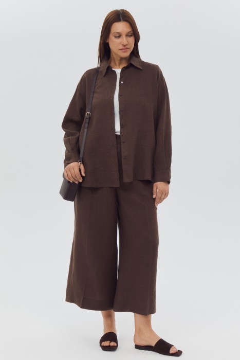 блузка изо льна 823910003 фотография