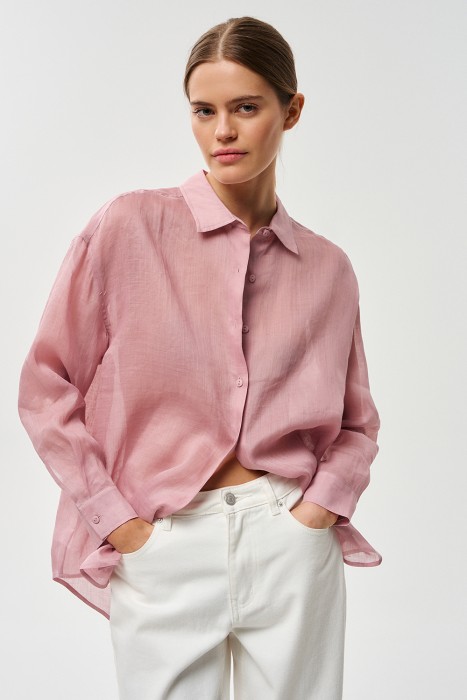 блузка изо льна 814053003 фотография