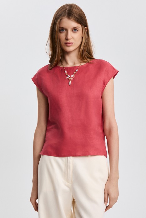 блузка изо льна 817679003 фотография