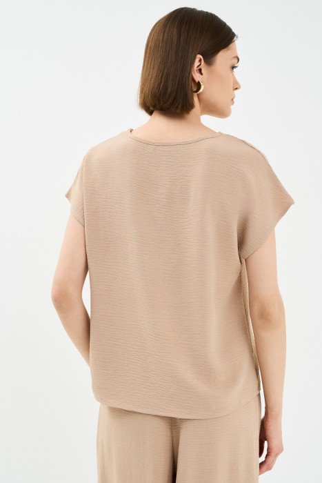 блузка с ажурной отделкой по цене 1410 руб вид справа