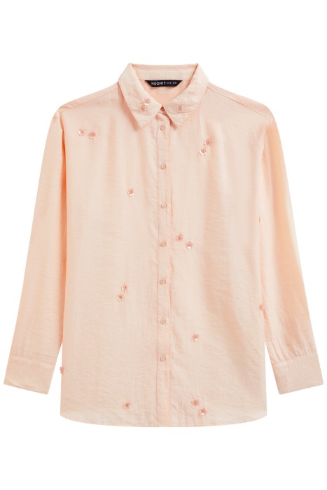 блузка с декором из россии вид сбоку