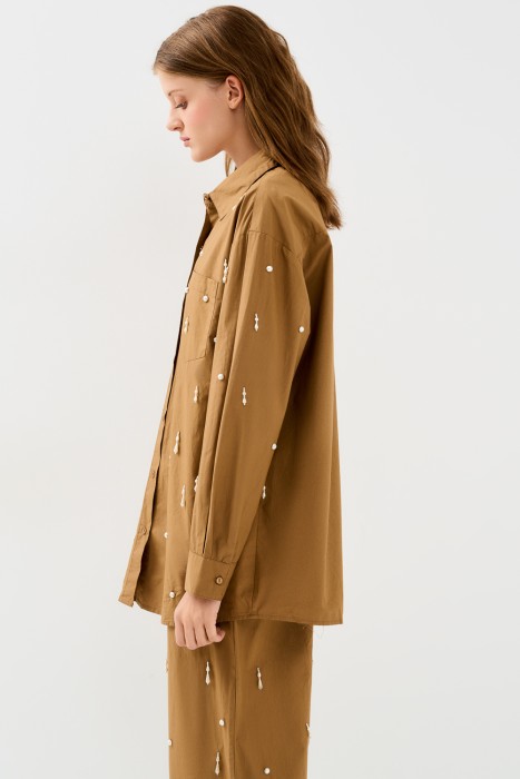 блузка с декором из россии вид сбоку