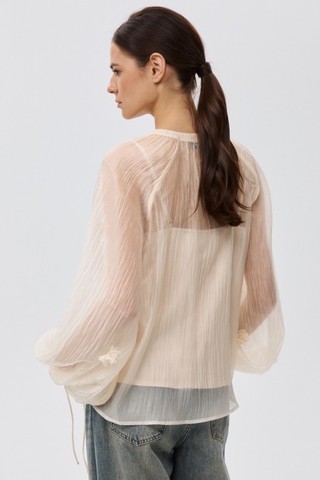 блузка с декором по цене 4020 руб вид справа