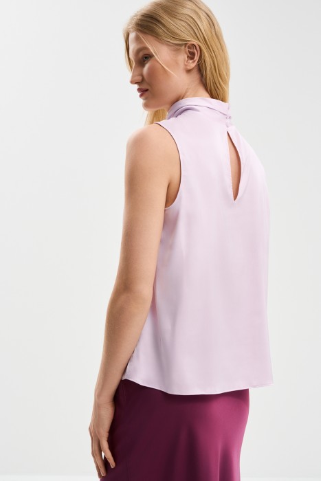 блузка с драпировкой по цене 1370 руб вид справа