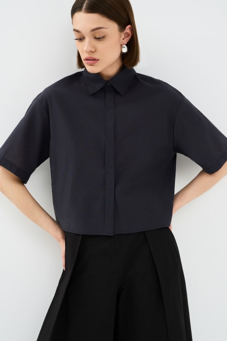 блузка с короткими рукавами 754696003 фотография