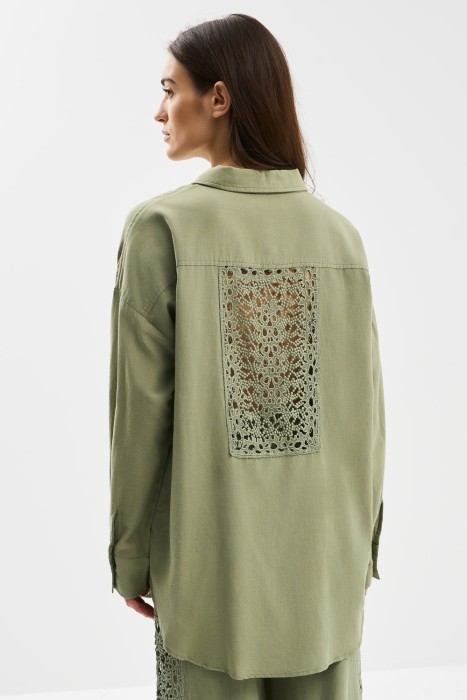 блузка с кружевной спинкой по цене 2030 руб вид справа