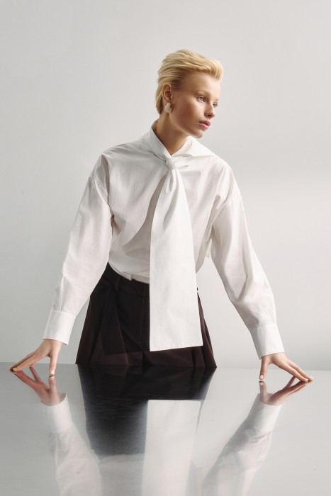 блузка с лентами 802133003 фотография