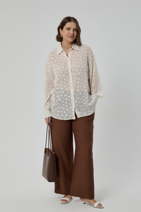 блузка с отделкой 749416003 фотография