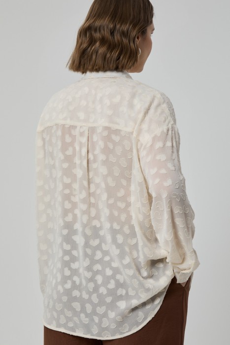блузка с отделкой по цене 2140 руб вид справа