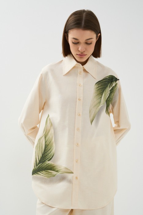 блузка с принтом 768773003 фотография