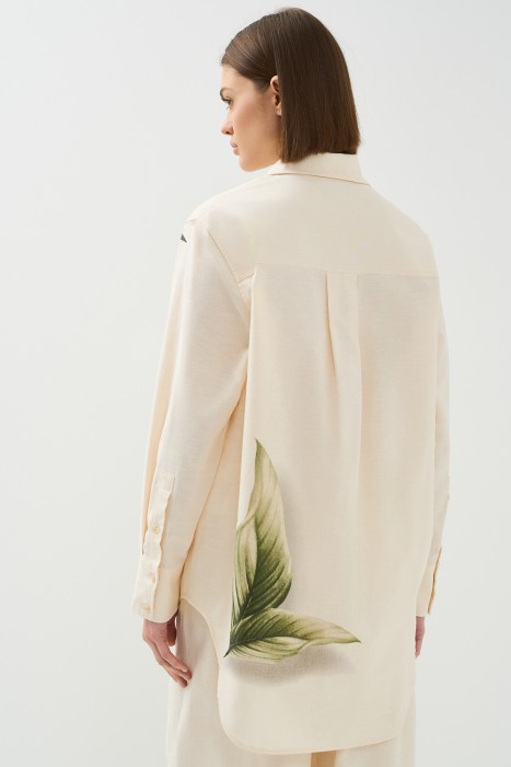 блузка с принтом по цене 2270 руб вид справа