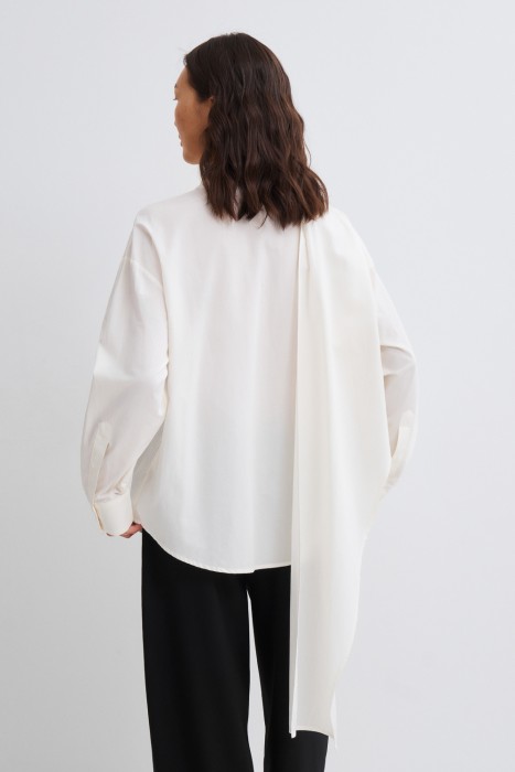 блузка с шарфом по цене 2030 руб вид справа