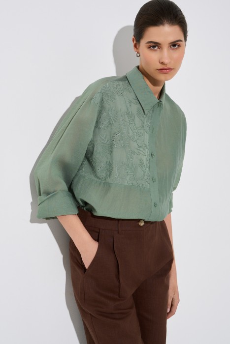 блузка с вышивкой 768756003 фотография