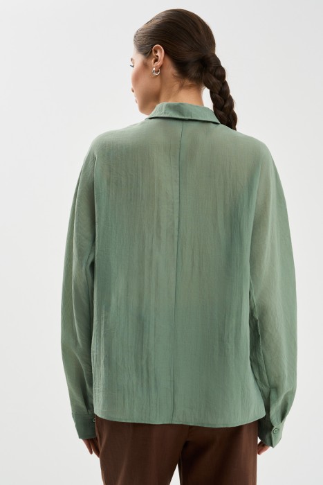 блузка с вышивкой по цене 1370 руб вид справа