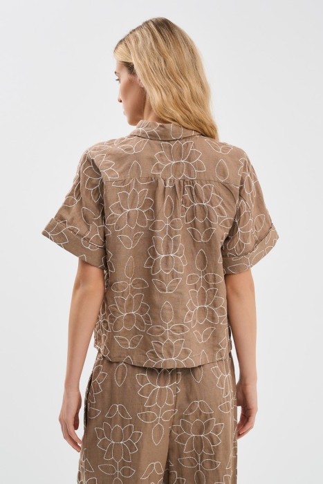 блузка с вышивкой по цене 1580 руб вид справа