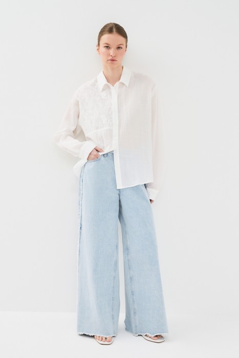 блузка с вышивкой 768738003 фотография