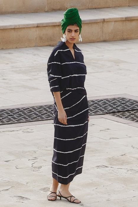 блузка в полоску по цене 1780 руб вид справа