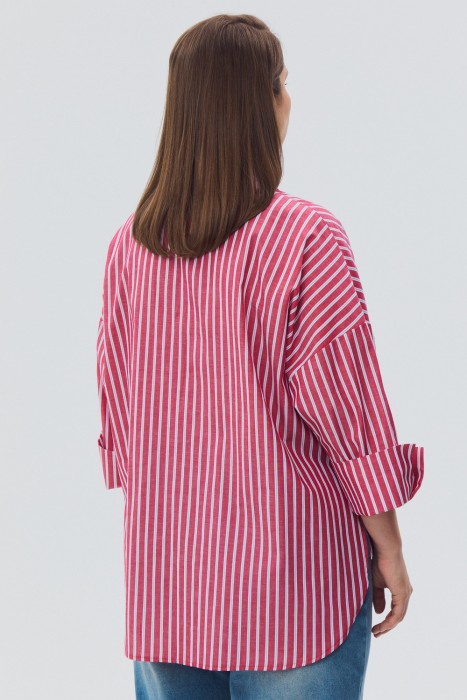 блузка в полоску по цене 4690 руб вид справа