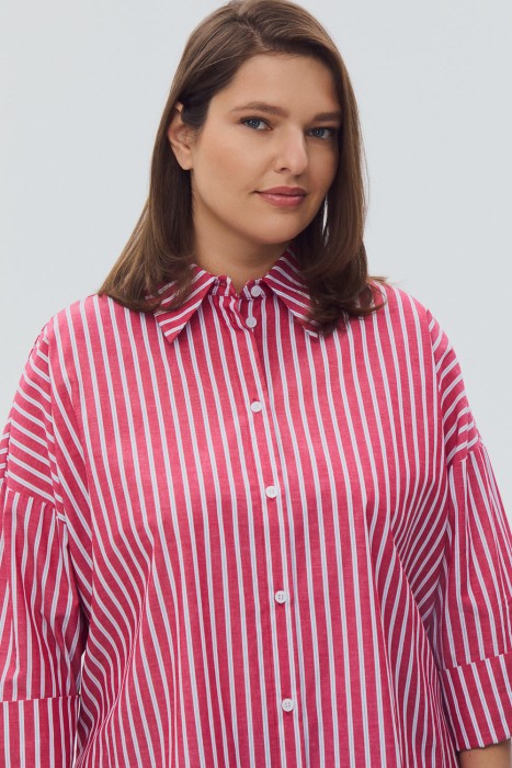 блузка в полоску из россии вид сбоку