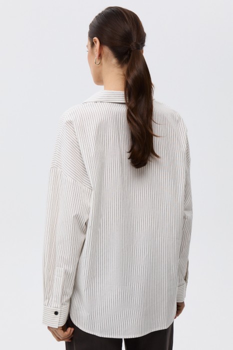 блузка в полоску по цене 3010 руб вид справа